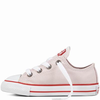 Converse Chuck Taylor All Star Classic Colours Tdlr/Yth Low Tops Kids - Rose/Red/White Shoes (772WFAXD)